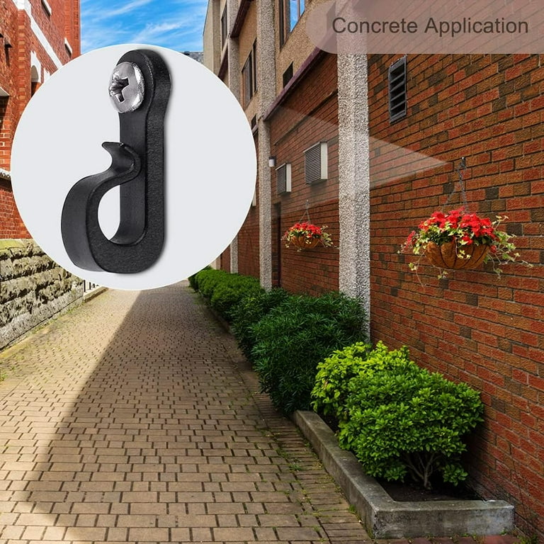 Q Hanger Hooks for String Lights, Christmas with Screw Indoor