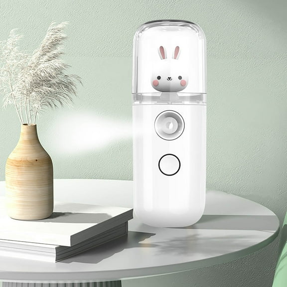 1Piece Nano Facial Mister Handy Nano Mist Sprayer 30ml Visual Water Tank Portable Face Steamer Mini USB Nano Mister for Lash Extensions, Skin Care, Makeup