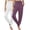z-2PCS Purple+White, variant on RYRJJ Women's Cozy Yoga Joggers Pants Loose Workout Sweatpants Comfy Lounge Pants with Pockets(Brown,XXL)
