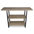 thumbnail image 3 of CheungsRattan FP-4326 Table en Bois avec Base en Métal, 3 of 3