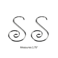 thumbnail image 3 of Christmas Ornament Hooks Silver, Spiral Christmas Ornament Hooks, Christmas S Shaped Ornament Hangers for Hanging Christmas Balls, Christmas Tree Party Decoration 2 Pack ( 80 Count), 3 of 6
