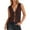 Brown, variant on Women Summer Tops Trendy Women's Tanks And For Versatile Style And Comfort For Everyday Wear Layering 12 Sock Chirpy Top Comic Book Tops Women Cute Winter Top Pajama Casual Fashion Button Brown M