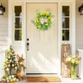 thumbnail image 6 of Bfogop 12 Inch Easter Egg Wreaths Decor for Front Door, Artificial Spring Floral Wreath with Easter Eggs, Leaves for Home Indoor Outdoor Entryway Wall Holiday Party Decor, 6 of 6