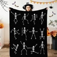 thumbnail image 2 of Halloween Ghost Throw Blanket Cute Ghost Blanket for Picnic Camping Travel Lightweight Fuzzy Cozy Throw Blankets for Living Room Sofa Couch 50" x 60", 2 of 6