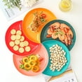 thumbnail image 2 of PENGXIANG Fruit Dried Fruit Plate Snack candy tray Plastic Kitchen Tableware All-purpose Snack Plate for Kitchen, 2 of 8