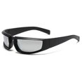 thumbnail image 2 of Hombres Señoras Celebridad Tendencia Gafas Hot Girls Y2k Gafas de sol envolventes, 2 of 4
