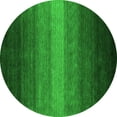 thumbnail image 1 of Ahgly Company Indoor Round Abstract Green Contemporary Area Rugs, 3' Round, 1 of 1