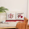 thumbnail image 2 of Juego de 4 fundas decorativas para cojines Feliz Navidad Vacaciones de invierno Navidad Fundas de almohada de terciopelo Árboles de Navidad Calcetines Fundas de cojines Sofá y decoración del hogar Fu JAMW Sencillez, 2 of 5