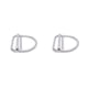 thumbnail image 4 of Eigraketly Diving Ring Quick Adjust Stainless Keeper D-Ring Weight Stopper Buckle Swimming Strap Steel Belt Accessories Underwater 2piezas, 4 of 6