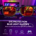 thumbnail image 2 of Gafas para videojuegos Cyxus Orange Blue Light Blocking 8082Z01, 2 of 7