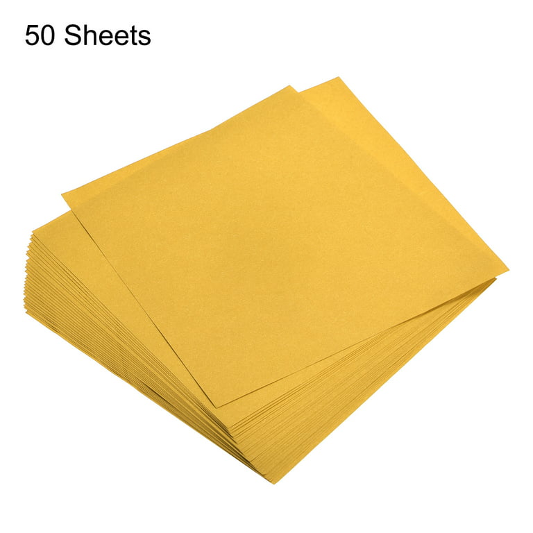 Large Format Colored Origami Cardboard 180gsm Yellow / Blue Manila Paper  Sheets