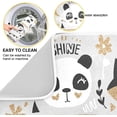thumbnail image 2 of SKYSONIC Absorbent Dish Drying Mat Funny Animals Series Kitchen Counter Mat Protector,Reversible,Medium 18 x 16 Inches, 2 of 7