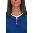 thumbnail image 3 of koi Lite Women's Serenity Round Zip Neck Solid Scrub Top, 3 of 3