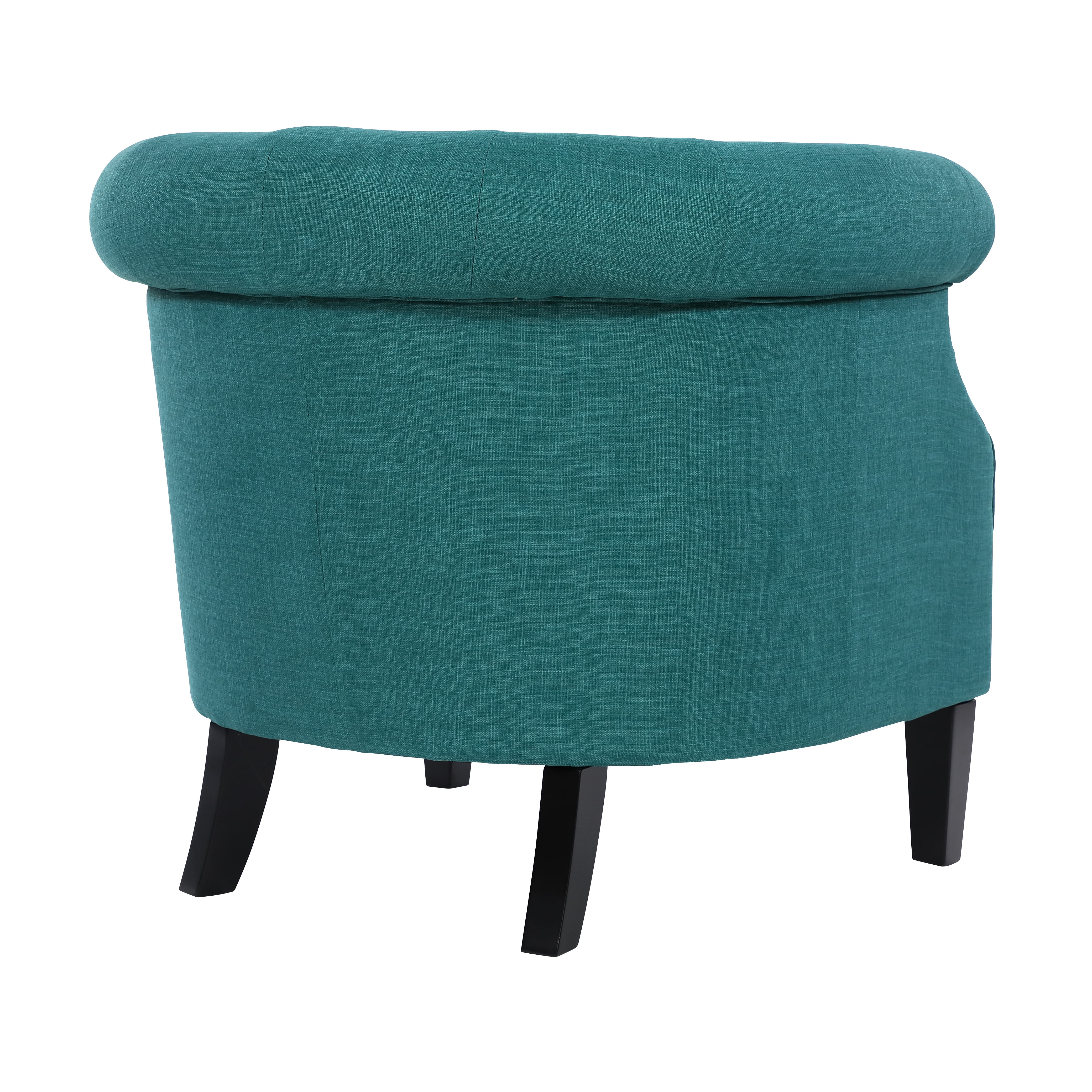 OakvillePark Gresham Fabric Upholstered Accent Chair, Teal