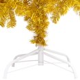 thumbnail image 3 of vidaXL Artificial Pre-lit Christmas Tree with Ball Set Gold 150 cm PET, 3 of 5