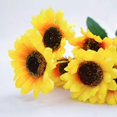 thumbnail image 2 of Girasoles artificiales KAIYANG 100 piezas 2,8' amarillos a granel, 2 of 4