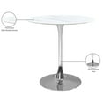 thumbnail image 2 of Meridian Furniture Holly 36" Chrome Counter Height Table, 2 of 4
