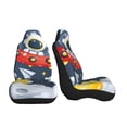 thumbnail image 3 of Sikiie Astronaut And Space Car Seat Covers 2PCs Front Car Seat Covers Universal fit for Most Cars SUVs and Trucks-2 PCS, 3 of 9