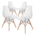 thumbnail image 1 of Sillas Eames Modernas Minimalistas Acrílico set 4 Piezas Gris Para Comedor Gaon Clear, 1 of 8