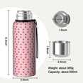 thumbnail image 7 of Modern 20oz Stainless Steel Thermal Bottle with Tea Filter and Cup Lid, Vacuum Insulated Coffee Mug with 316L Inner Liner, Leakproof Travel Thermos for Office, Commute & Outdoor, 7 of 7