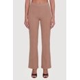 thumbnail image 3 of Women's Straight Leg Crepe Knit Pintuck Detail Pants, 3 of 4