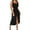 Black, variant on Fesfesfes Spring Dress for Women One Shoulder Tube Top Dress Casual Front Split Evening Dress Pleated Cocktail Party Dress