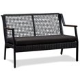 thumbnail image 1 of Real Flame Calvin Causeuse de Patio en Aluminium Noir, 1 of 6