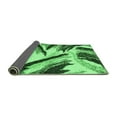 thumbnail image 2 of Ahgly Company Indoor Square Abstract Emerald Green Modern Area Rugs, 4' Square, 2 of 4