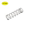 20 Molle A Compressione Aexit In Acciaio Inox 304 | 0,7x8x30 Mm | Tono Argento Per Riparazioni E Fai Da Te