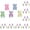 X, variant on YardChic 50Pcs Crystal Clear Large Letter Beads, Acrylic Colorful Big Alphabet Beads, Spacer Paracord Beads for Keychains Bag Charm Kit Phone Chains Bracelets Necklaces Shoelaces