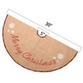 thumbnail image 2 of Falda de arpillera N&T NIETING para árbol de Navidad, 76 cm, rústica, Merry Ch, 2 of 7