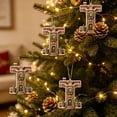 thumbnail image 6 of Gingerbread House Letter Christmas Ornament 3.15in Personalized Acrylic Xmas Tree Hanging Pendant DIY Custom 26 Alphabet Keepsake for Home Holiday Decor Gifts for Family Friends, 6 of 7