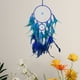 thumbnail image 5 of Adorno de pared DreamCatcher | Atrapasueños de anillo de hierro estilo bohemio con cristales naturales Plumas y cuentas | Detalles ligeros para el hogar hechos a mano de 60x20cm | 1 pieza, 5 of 6
