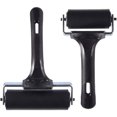 thumbnail image 1 of Hongchun 2pcs Rubber Roller, Paint And Ink Roller For Screen Print Making, Stamping And Scrapbooks Printmaking Roller Latex Paint Printing Ink, 1 of 5