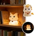 thumbnail image 2 of Luz nocturna para niños. Luz nocturna recargable de silicona con 7 colores cambiantes y control de intensidad, ideal para el dormitorio de niñas y niños pequeños, 2 of 8