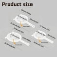 thumbnail image 3 of Nylon Mesh Strainer,Recyclable Plastic Sieve Fine Mesh with Handle,10.55 inch Heavy-Duty Kitchen Strainer for Soy Milk, Coffee Milk,Yogurt,Juice,Tea Leaf Filter,Honey,Wine (120 Mesh), 3 of 6