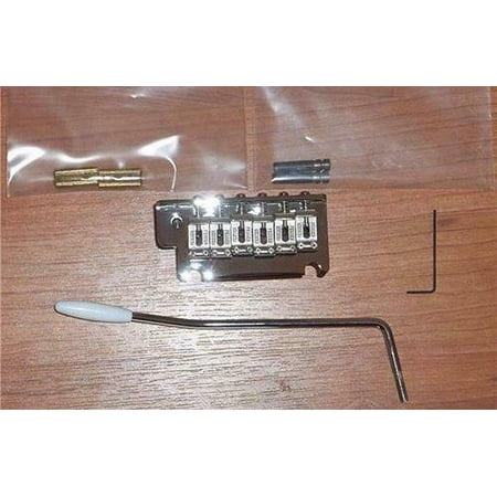 Strat Jack Ferrule - Fender® American Standard Strat Chrome 2 Pivot Bridge~With Arm & Posts~Brand New