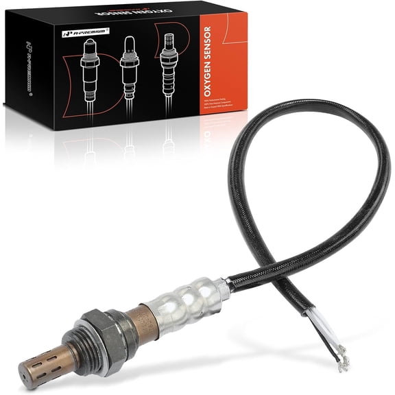 A-Premium O2 Oxygen Sensor Compatible with Ford Chevy Toyota GMC Dodge Mazda Jeep Honda Hyundai Model, Universal 4 Wires