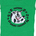 thumbnail image 4 of Inktastic Future Dairy Farmer with Cute Black and White Holstein Cows Boys or Girls Baby Bodysuit, 4 of 5