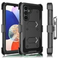 thumbnail image 2 of Tekcoo Phone Cases for Samsung Galaxy A54 5G 2023 6.4", [Built-in Screen Protector] Combo Holster Belt Clip [Heavy Duty] [Kickstand] Full-Body Rugged Holster Case -Black, 2 of 7