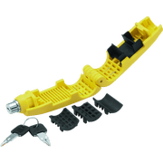 Bike Master 132255 Bully Grip Lock, Yellow