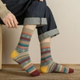 thumbnail image 3 of 5 Pack Winter Socks For Women Knitted Socks Thick Warm Soft ouple Socks Free Size 6-11, 3 of 9
