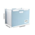thumbnail image 3 of 13 Pockets Accordion File Organizer Expanding File Folders,Portable Letter A4 Size Filing Box,Plastic Monthly Receipt Document Organizer,Expandable Accordian Folder, 3 of 8