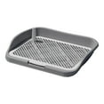 thumbnail image 5 of DOLITY Dog Toilet Pee Pad Holder Indoor Dog Training Toilet Training Pad Dog Potty Tray Gray, 5 of 8