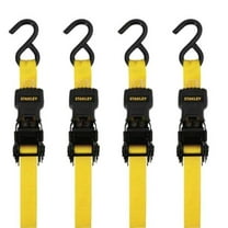 Stanley Ratchet Straps 1" X 12' 1500Lbs 4Pk