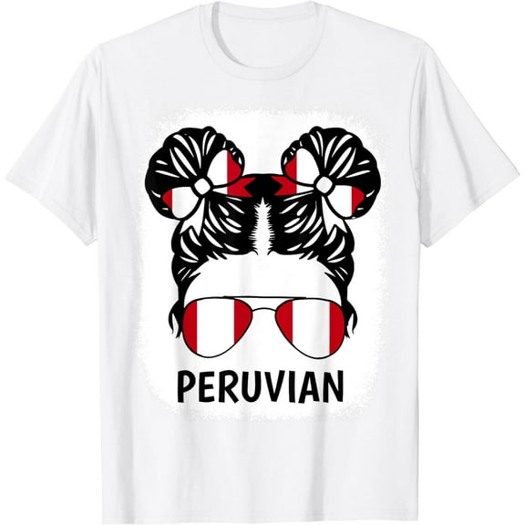 Peruvian Girl Peru Flag Hispanic Heritage Month Kids Women T-Shirt mens t shirt，white，women，funny，misfits，men，journey，t-shirt