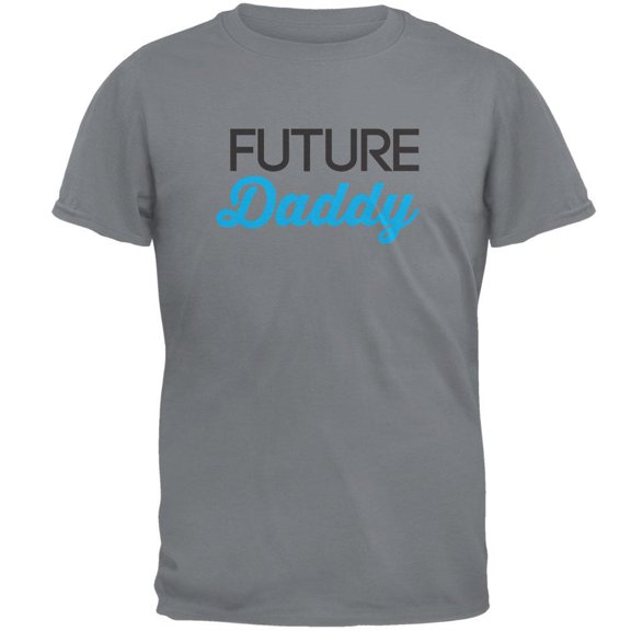 Future Daddy Gravel Grey Adult T-Shirt - X-Large