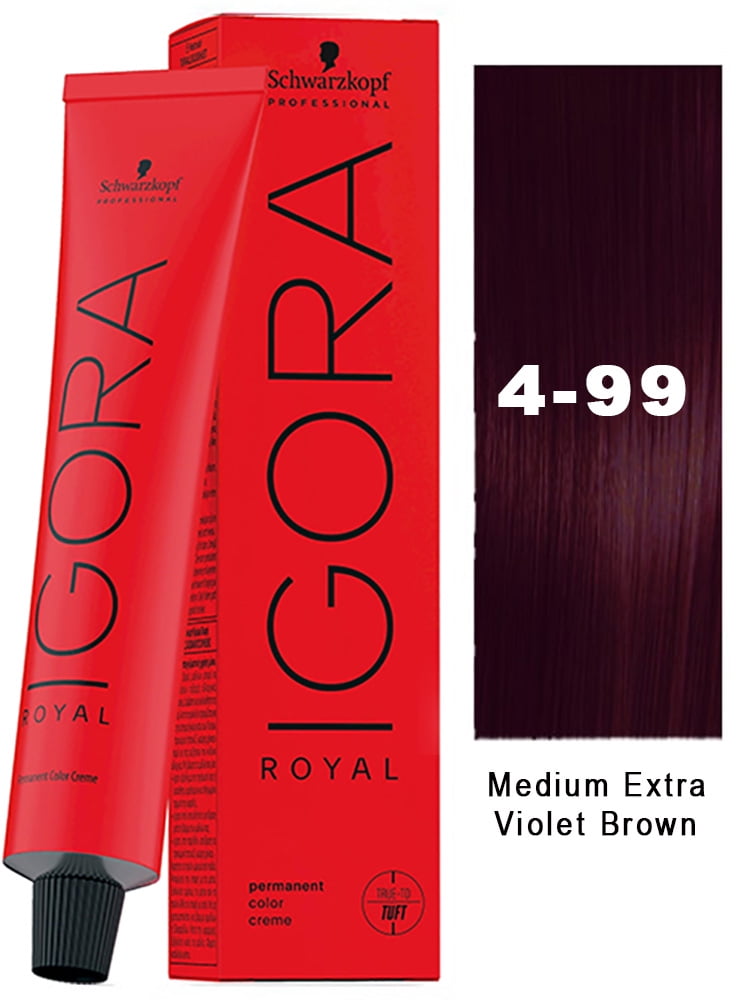 Schwarzkopf Igora Royal Permanent Hair Color Creme Dye 4-99 Medium