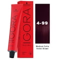 thumbnail image 5 of Schwarzkopf Professional Igora Royal Permanent Hair Color Creme Dye (4-99 Medium Brown Violet Extra), 5 of 5