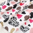 thumbnail image 4 of AOMPMSDX Toddler Baby Kids Girls Valentine's Day Heart Leopard Princess Dress Clothes Children Casual Everyday Lovely Clothing Girls Dresses 3 Years-4 Years, 4 of 6